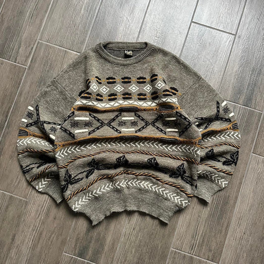 Y2k vintage wool grandpacore L sweater