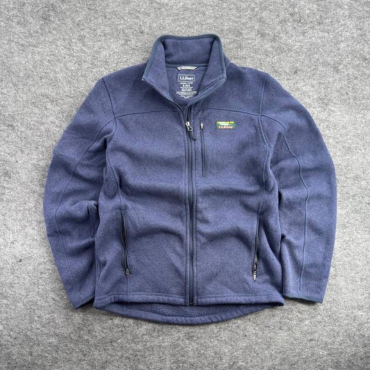 L.L.Bean Navy Blue Fleece Jacket