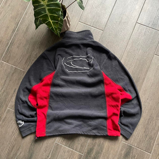 Y2K Oneill fleece grey baggy surf jumper M