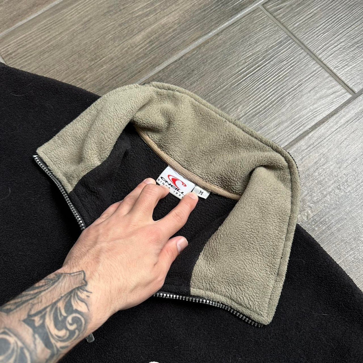 Oneill black quarter zip fleece