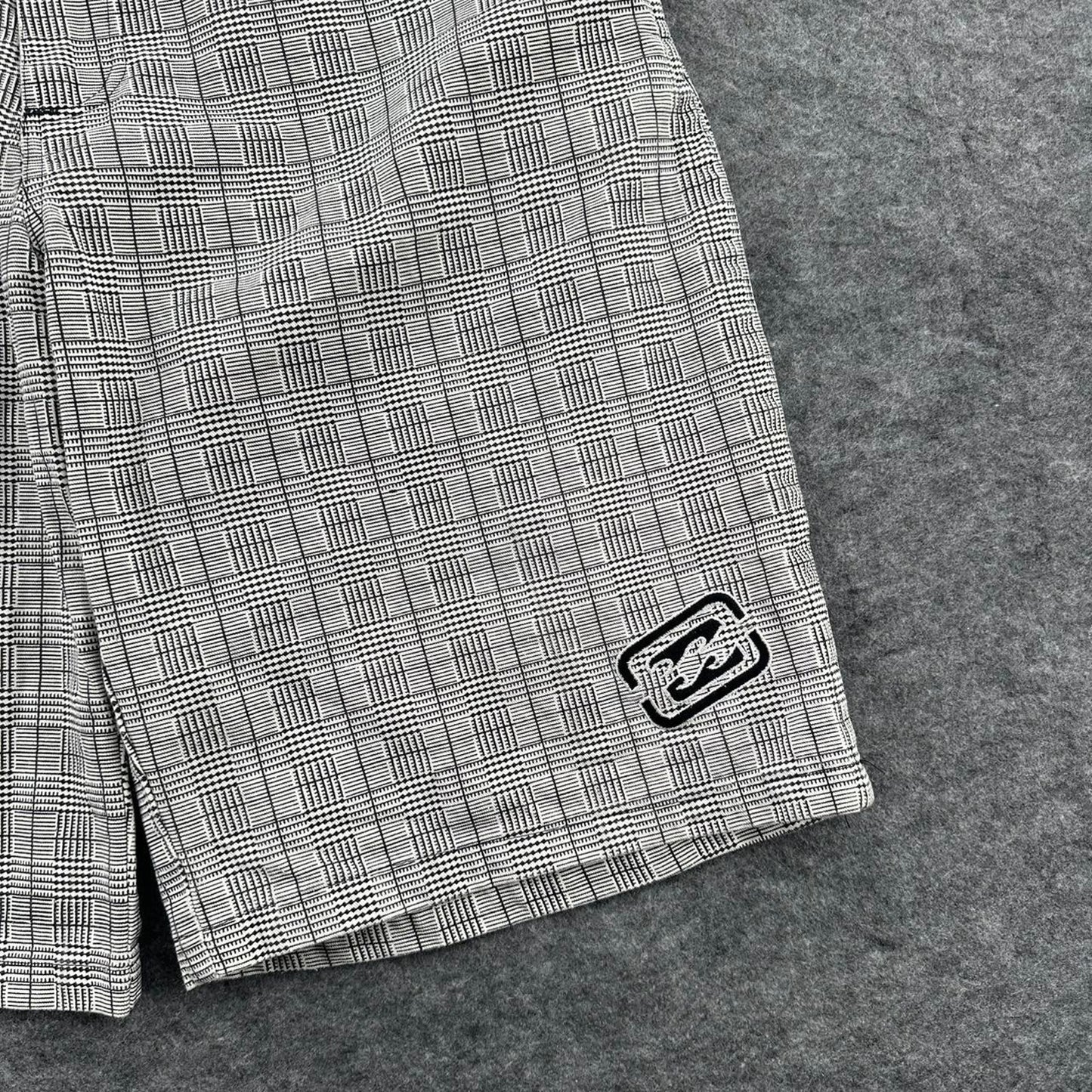 Billabong grey plaid board shorts