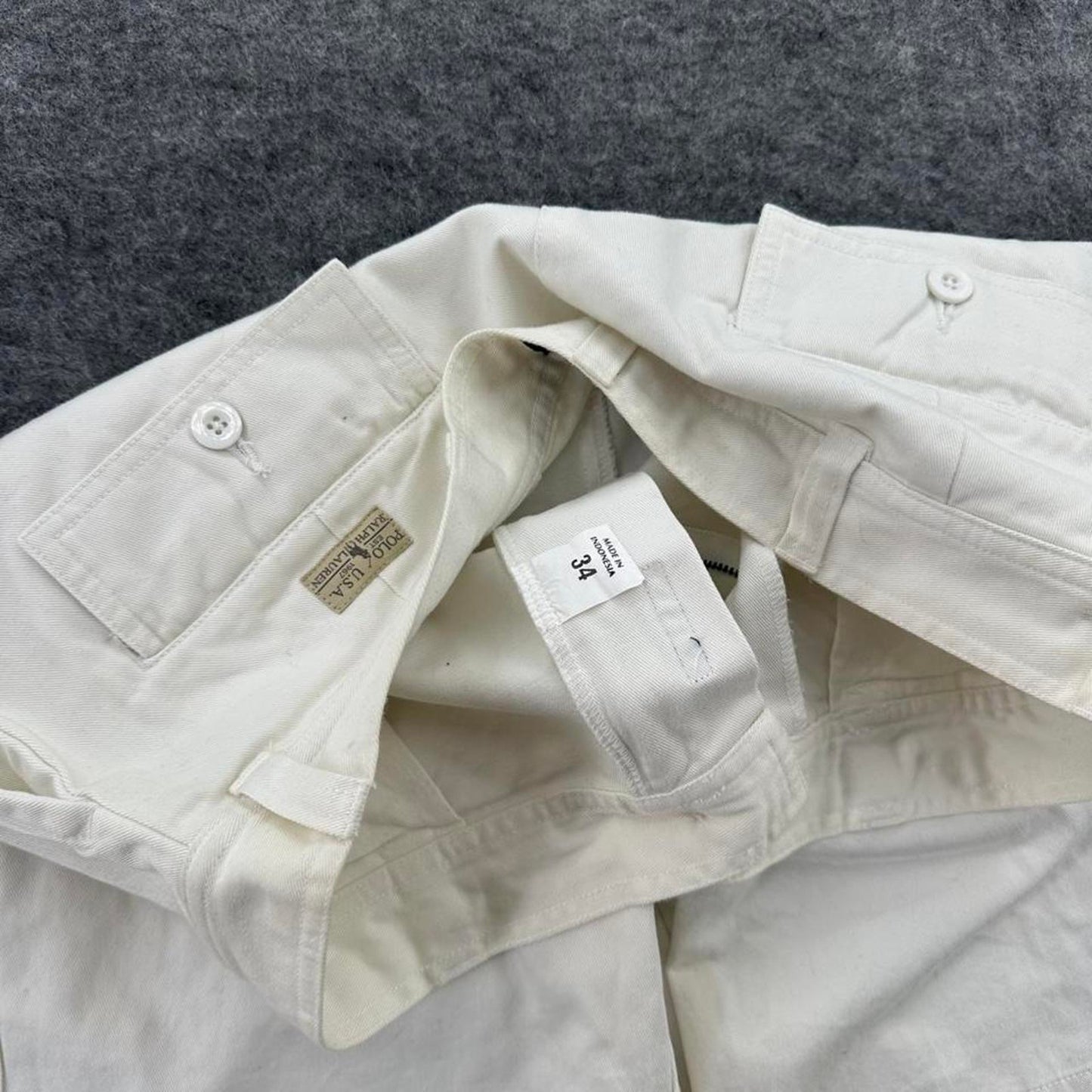 Polo ralph lauren white cargo