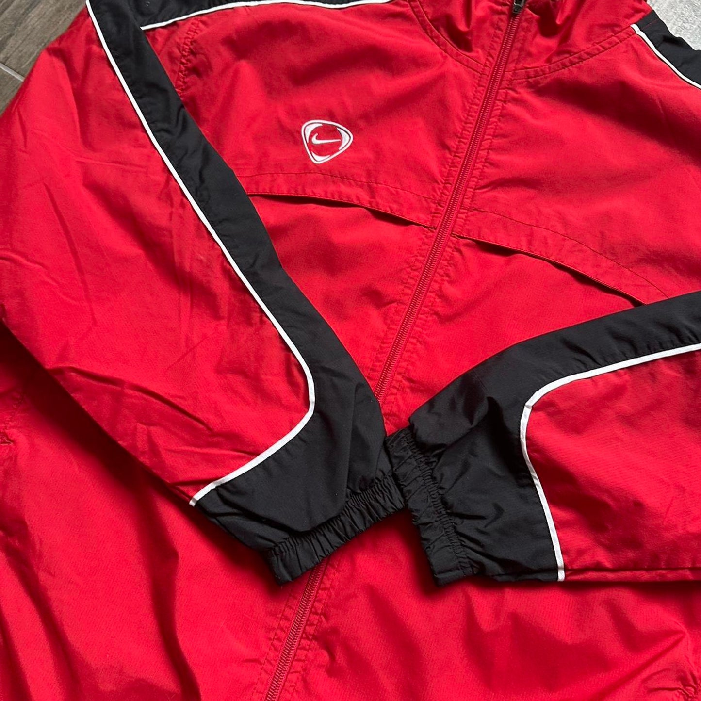 Nike red XL y2k light jacket