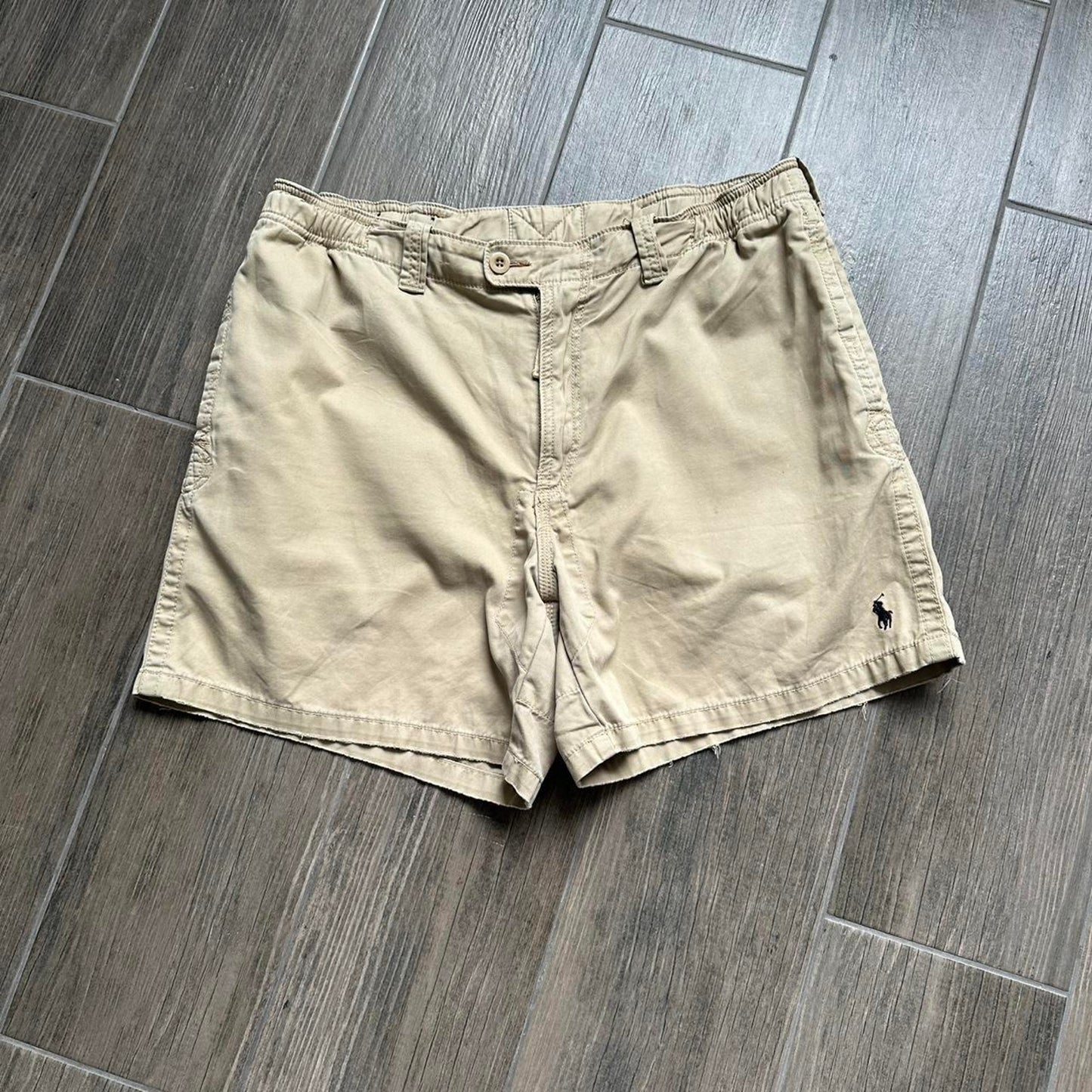 Polo Ralph Lauren tan cargo vintage shorts