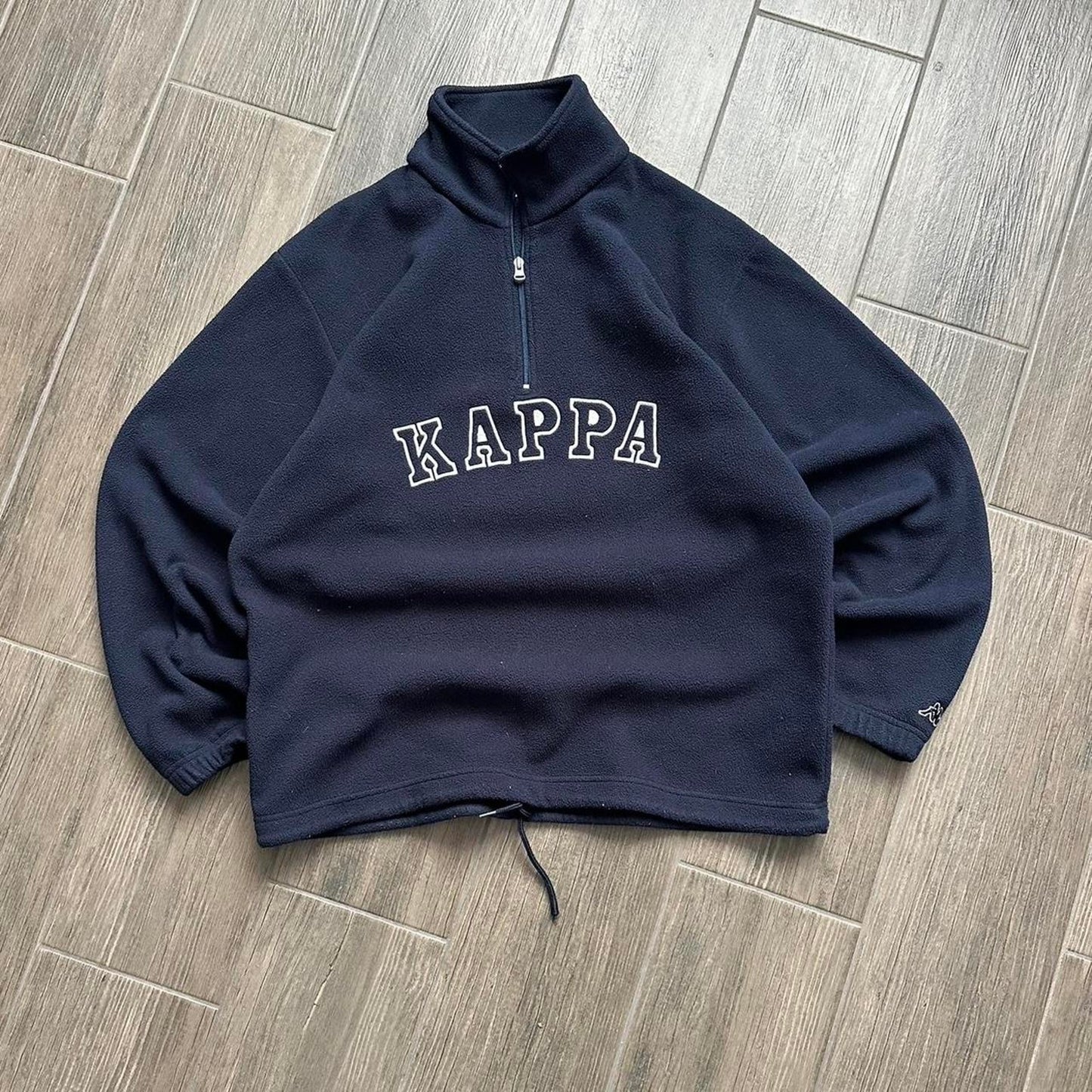 Kappa fleece navy y2k baggy jumper