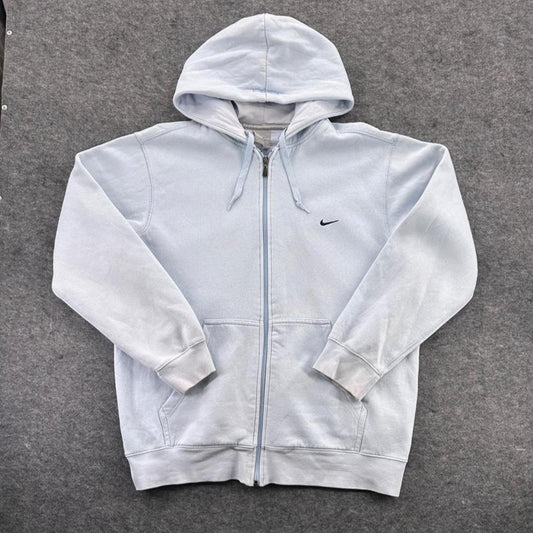 Nike Blue Y2K Zip Hoodie