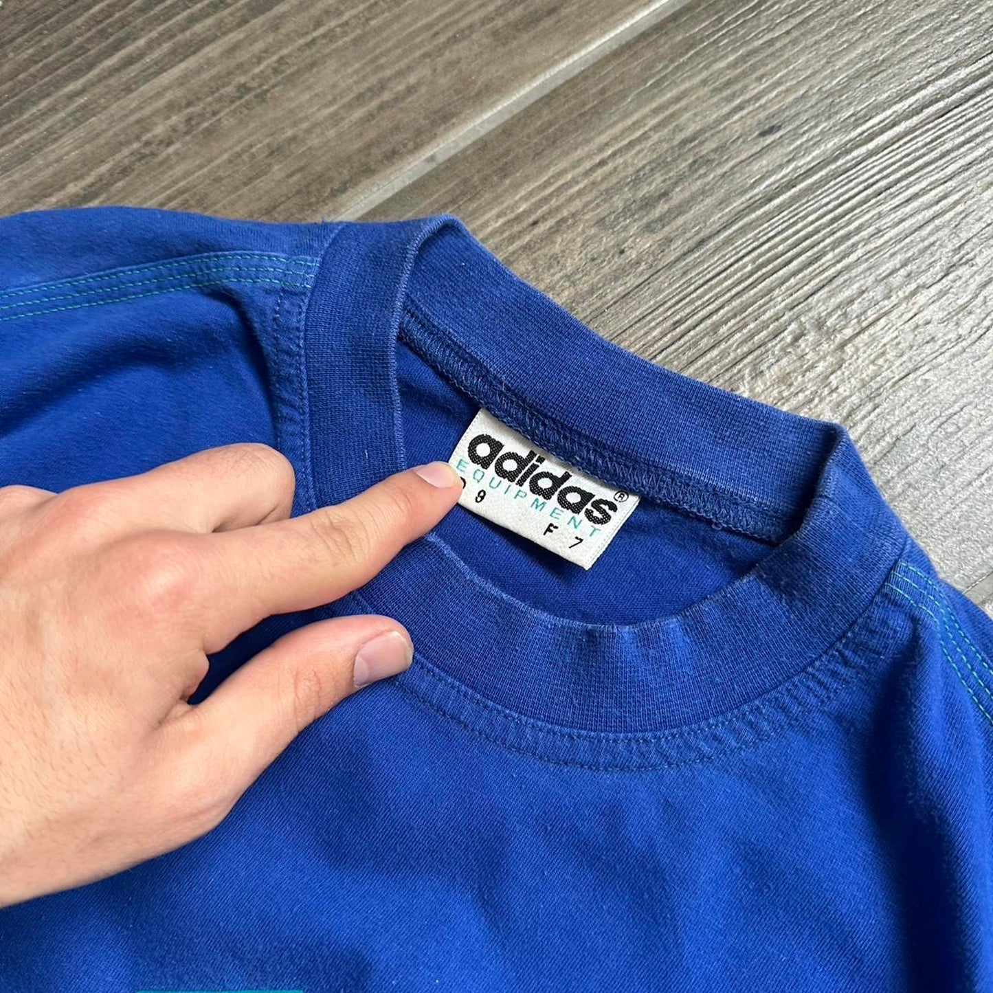 Adidas equipment blue t-shirt