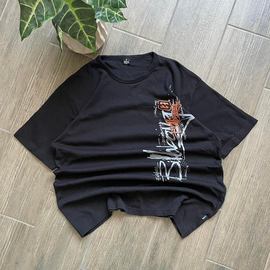 Billabong black baggy surf tee