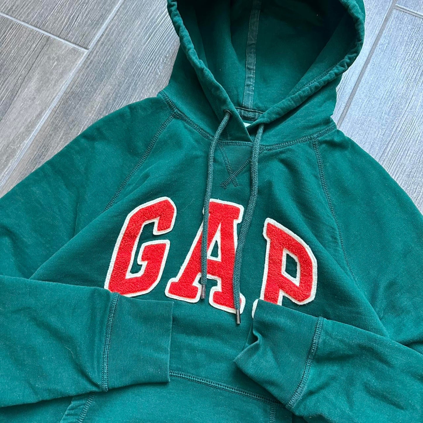 Gap y2k green hoodie