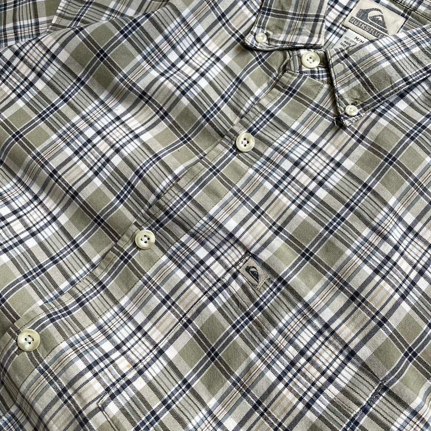 Quiksilver flannel y2k surf shirt