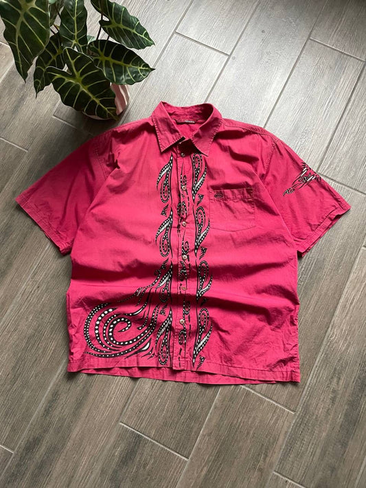 Quiksilver y2k vintage baggy surf summer shirt