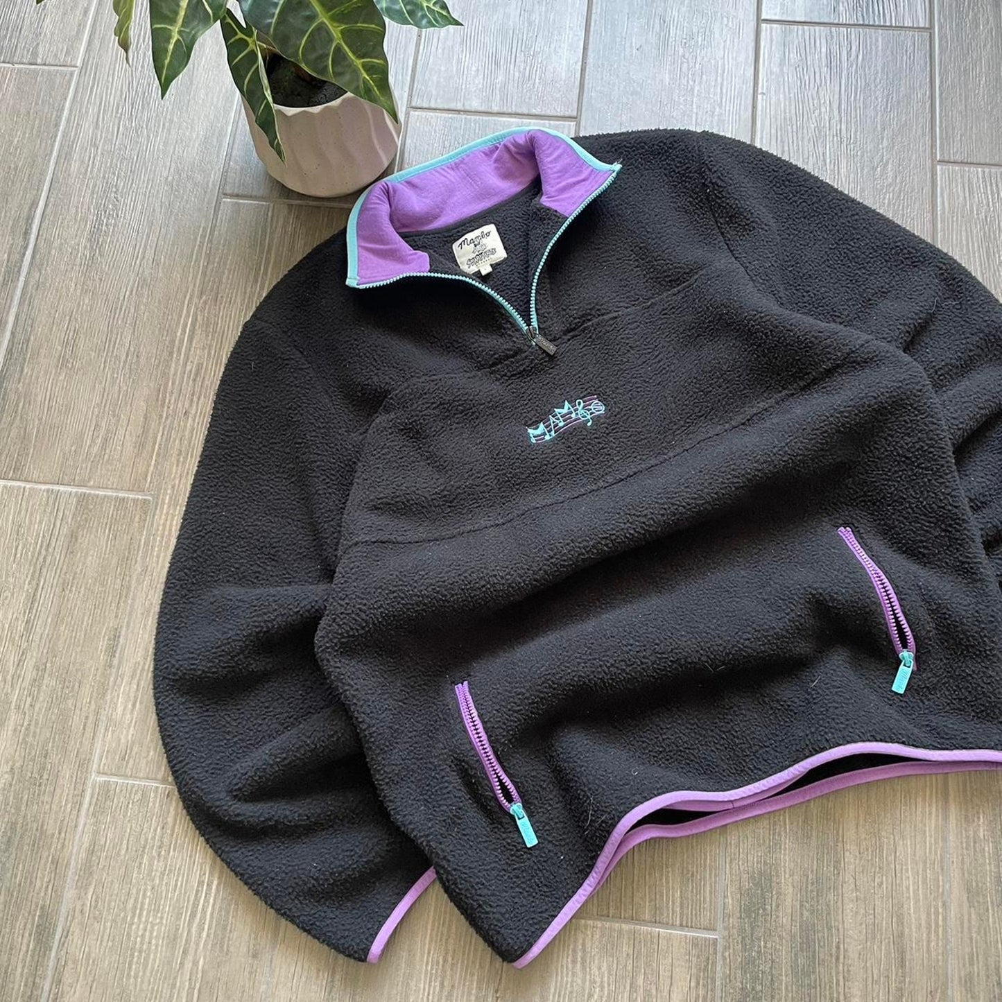 Mambo fleece y2k baggy surf jumper