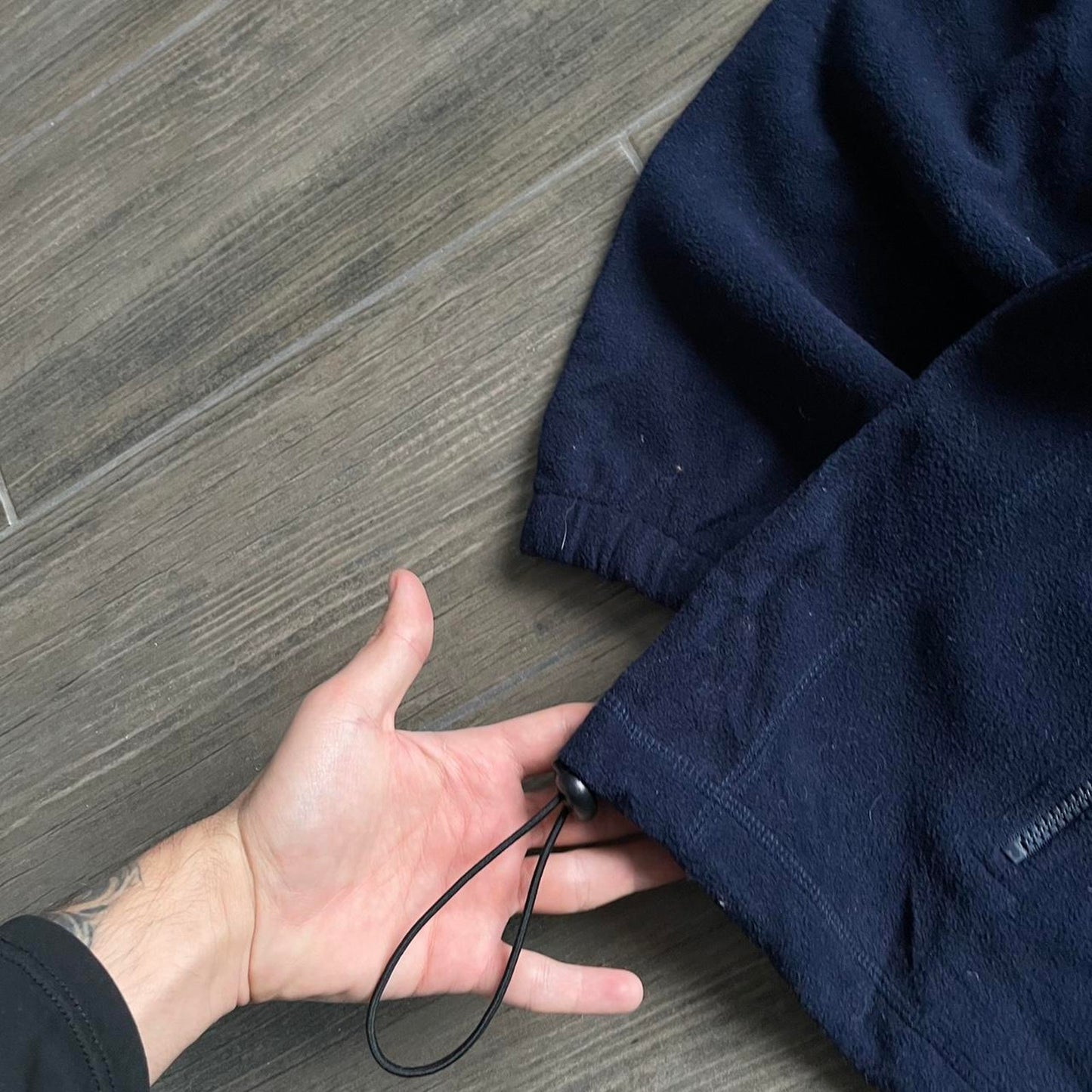 Dunlop gorpcore fleece y2k baggy jumper M-L