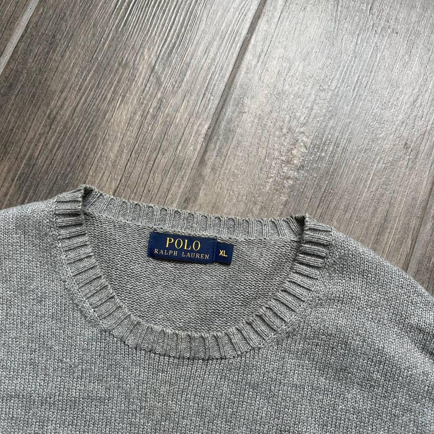 Polo Ralph Lauren knitted grey sweater