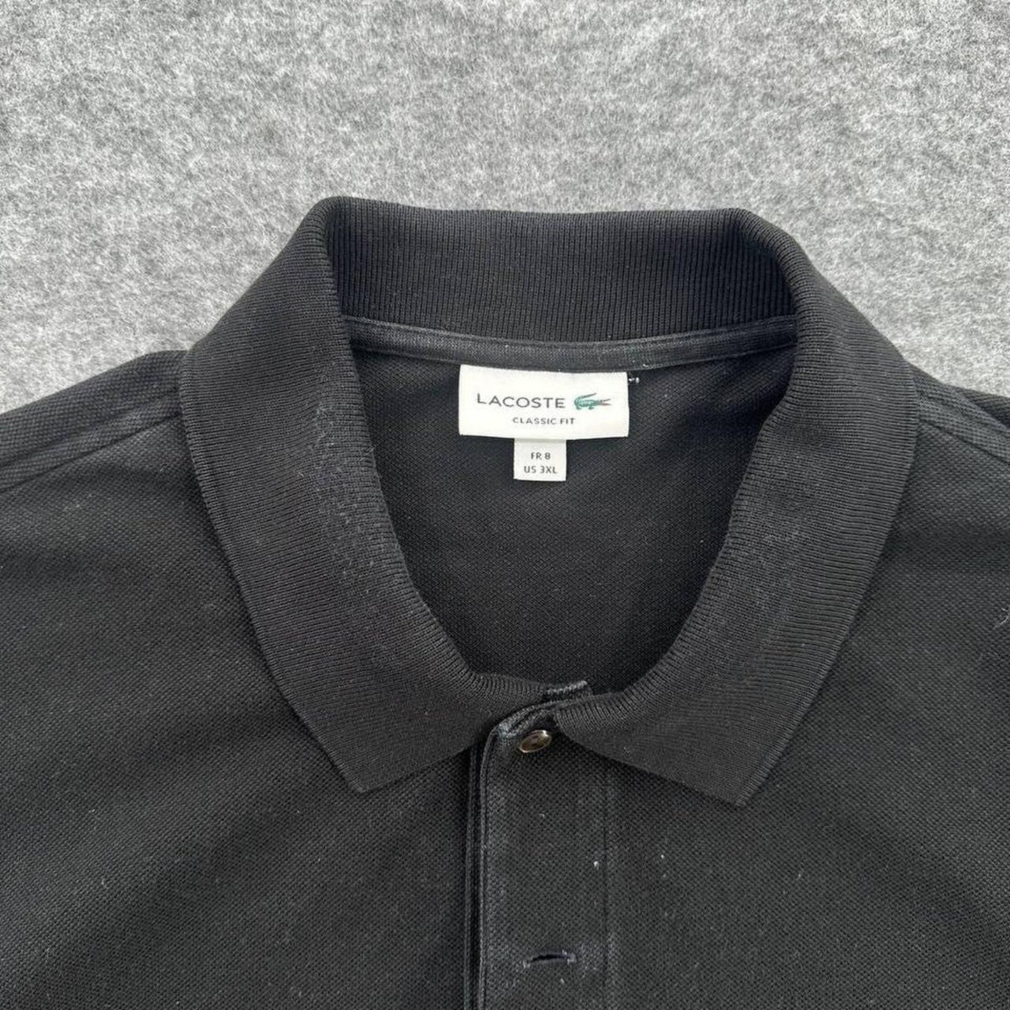 Lacoste black polo shirt