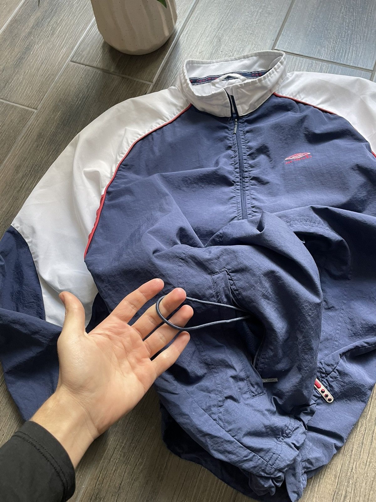 Umbro baggy nylon track anorak jacket