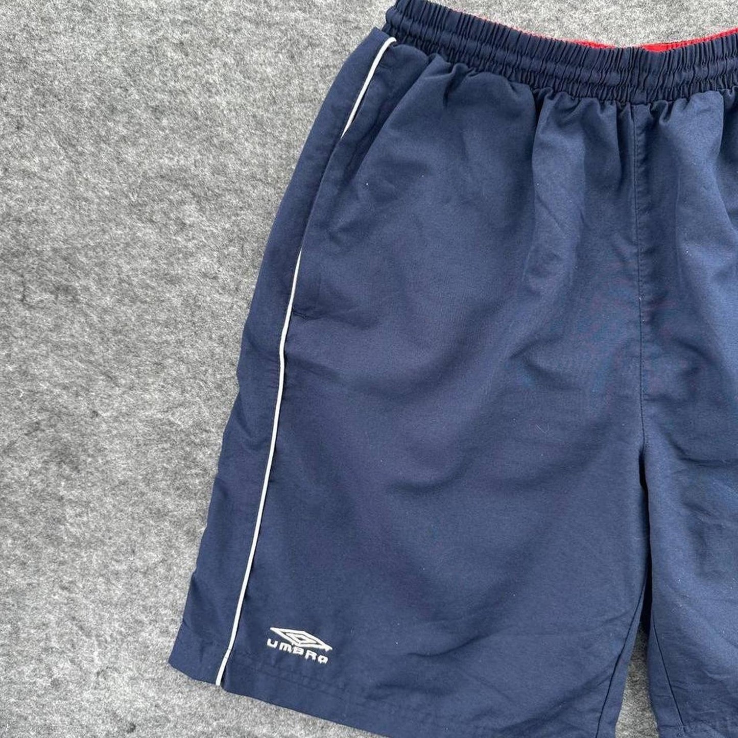 Umbro navy blue shorts with