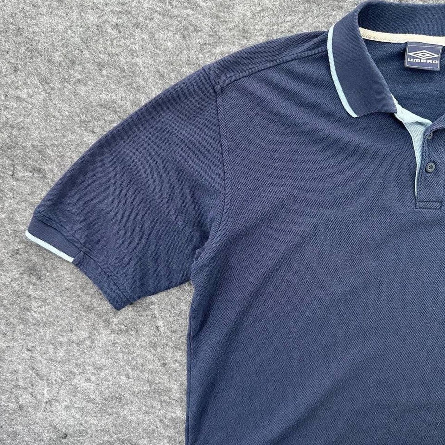 Umbro navy blue polo shirt