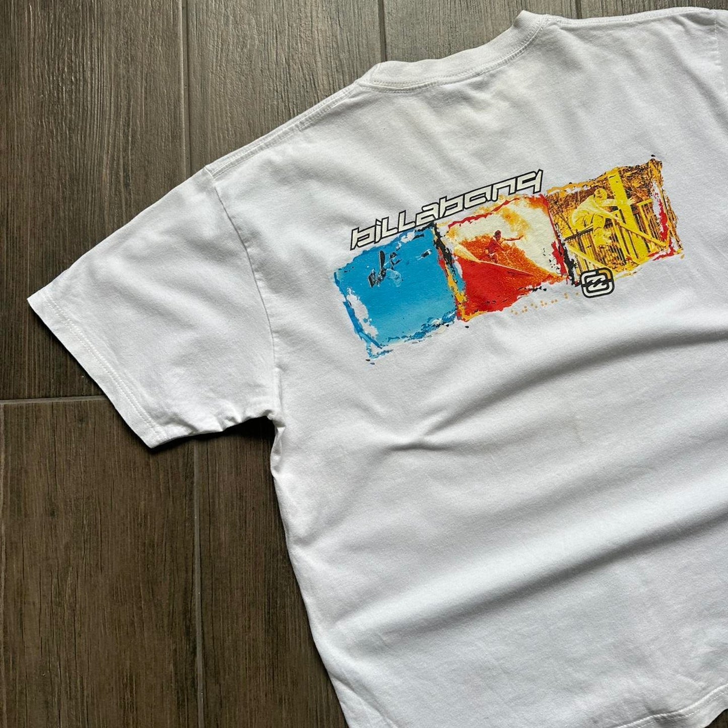 Billabong white surf tee