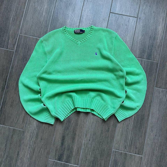 Polo Ralph Lauren knitted green sweater