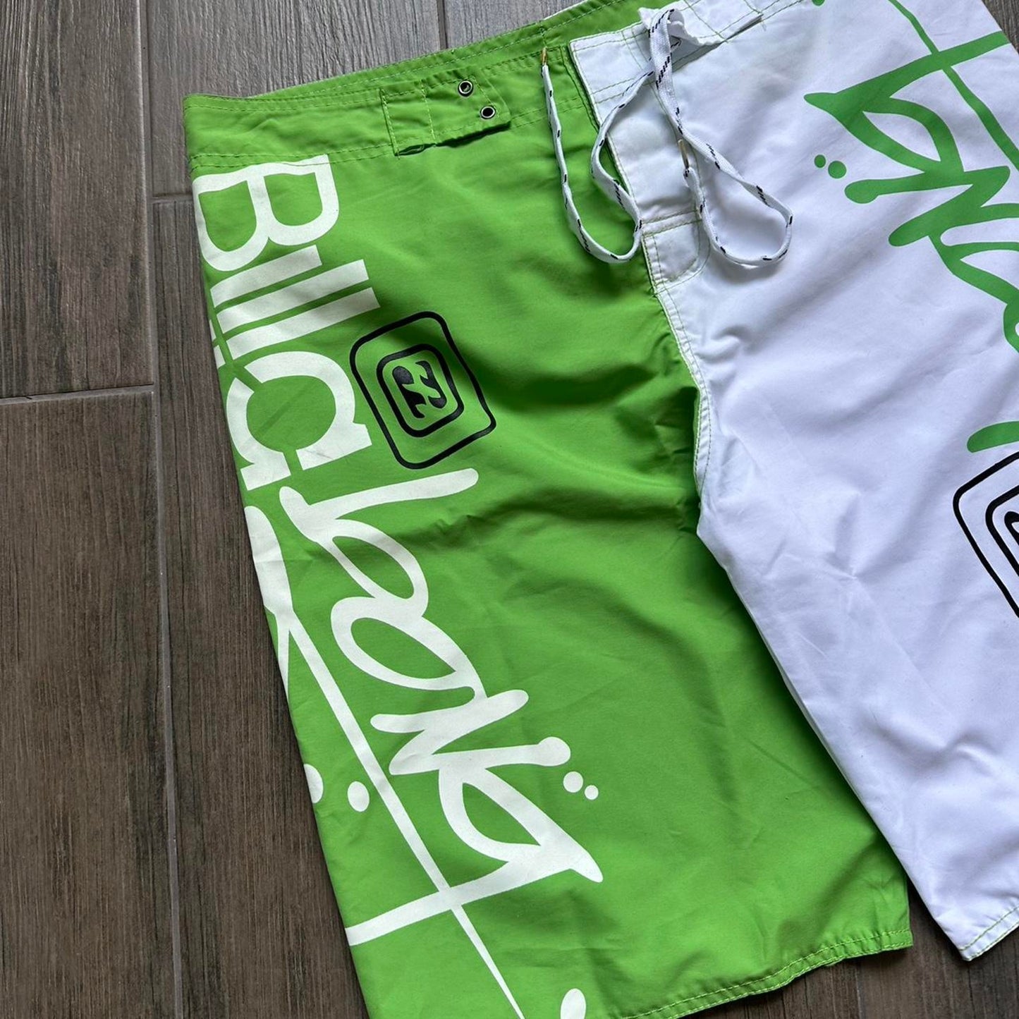 Billabong green white board