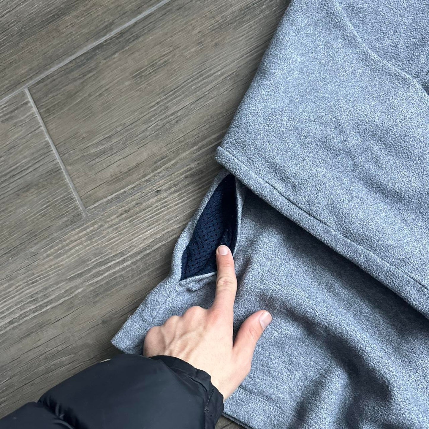 Vintage Gap y2k grey fleece jumper