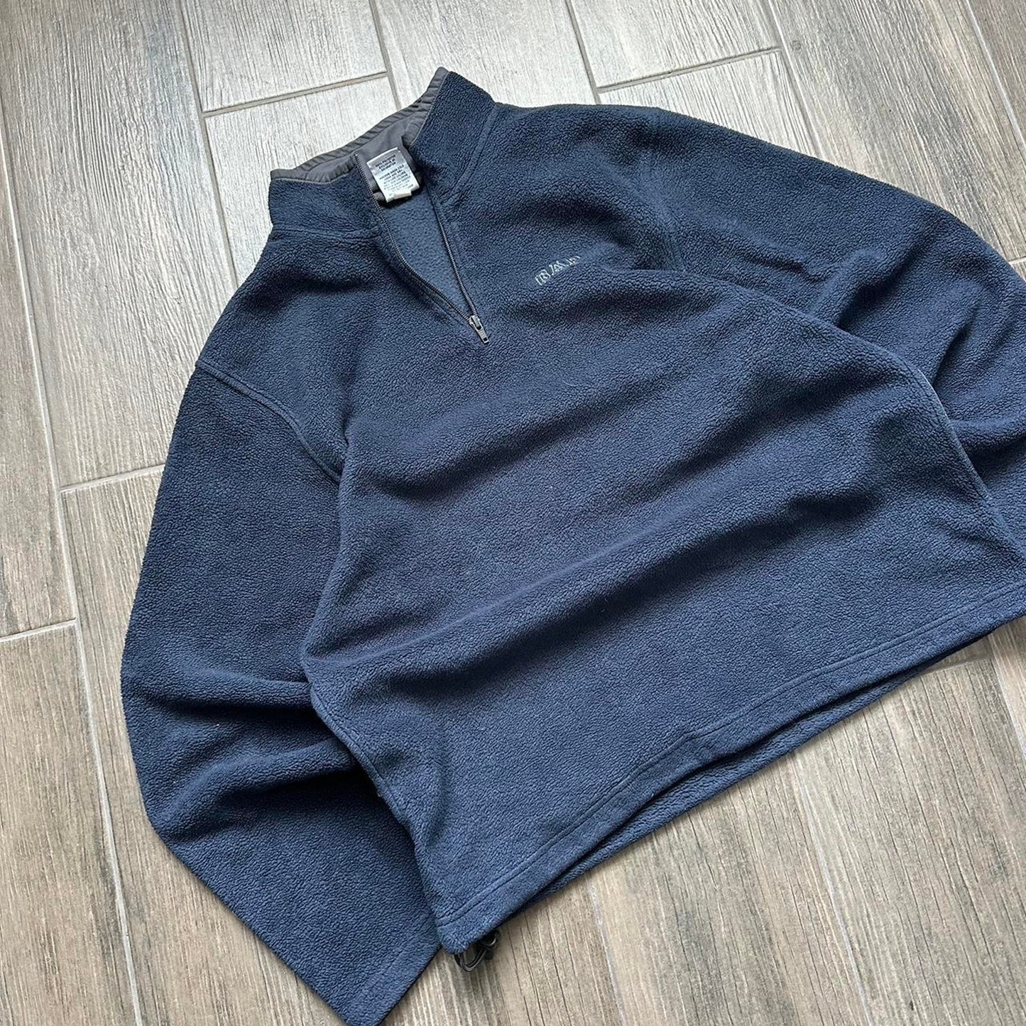 Gap navy fleece boxy fit y2k L jumper