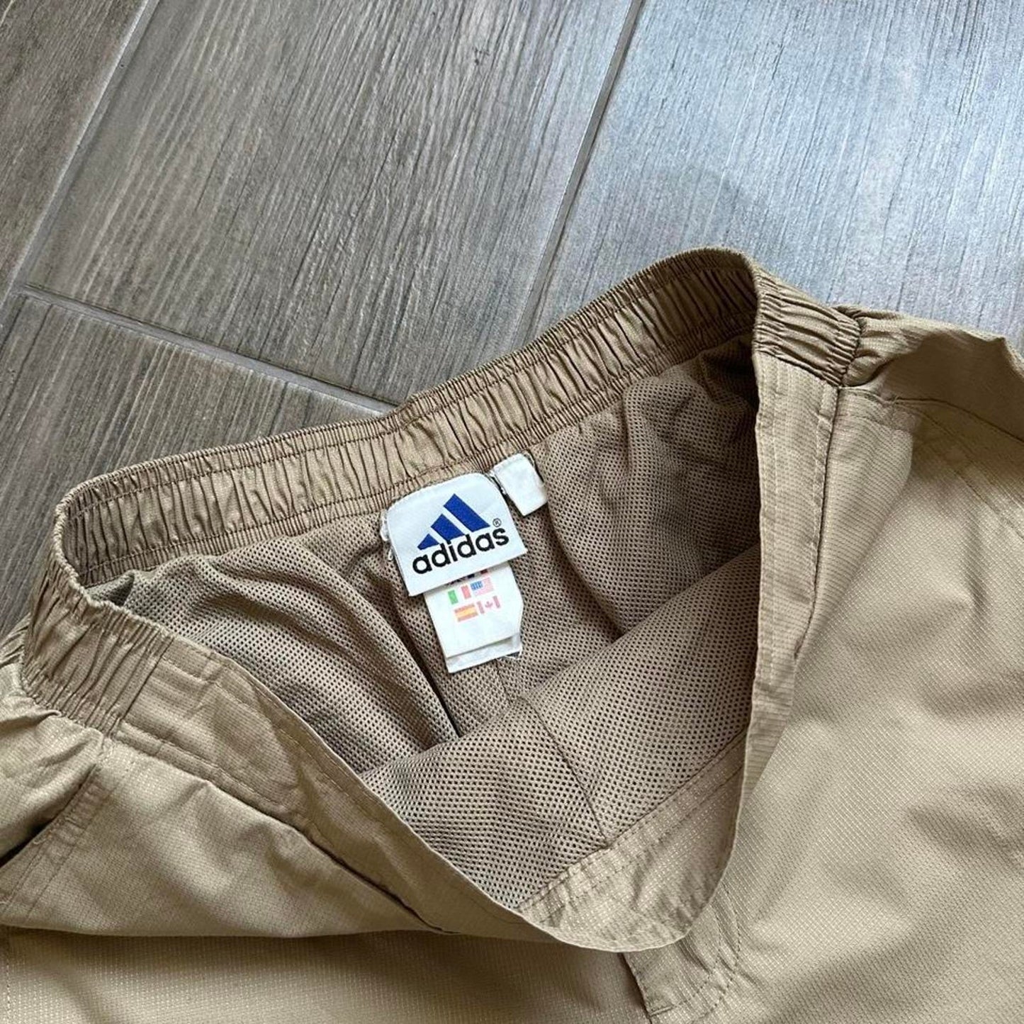 Adidas tan shorts