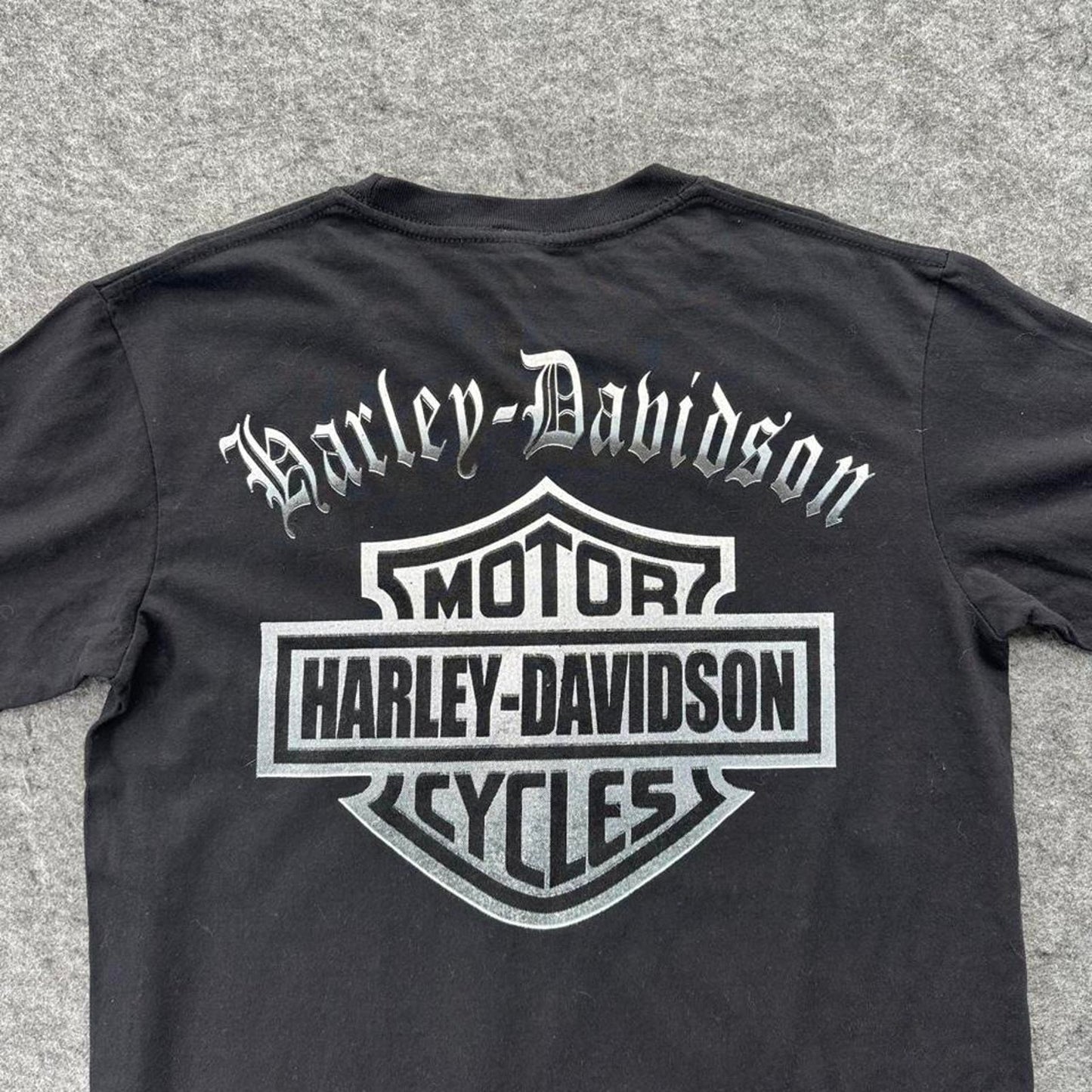 Harley davidson black t shirt with