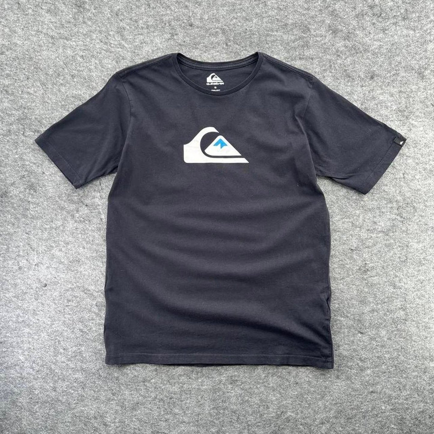Quiksilver black cotton t shirt with