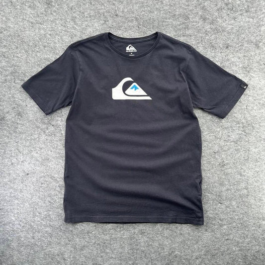 Quiksilver black cotton t shirt with