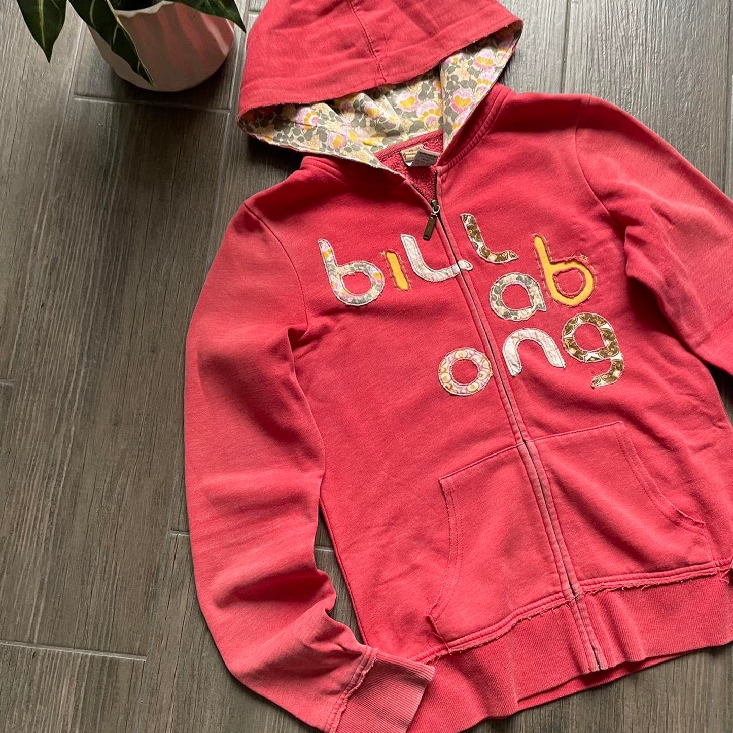 Billabong women Japanese fade y2k vintage hoodie