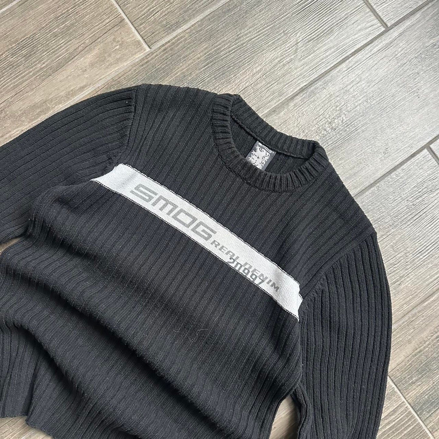 Y2k Smog Japanese style knitted M jumper