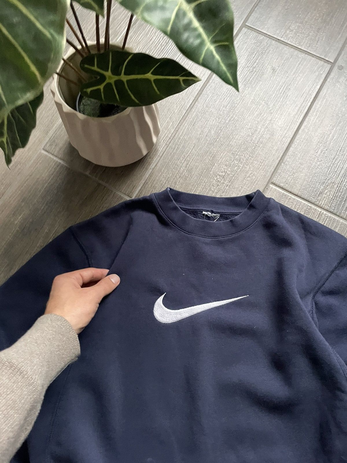 Nike women's swoosh baggy vintage sweatshirt