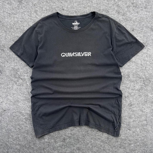 Quiksilver Black Cotton T-Shirt
