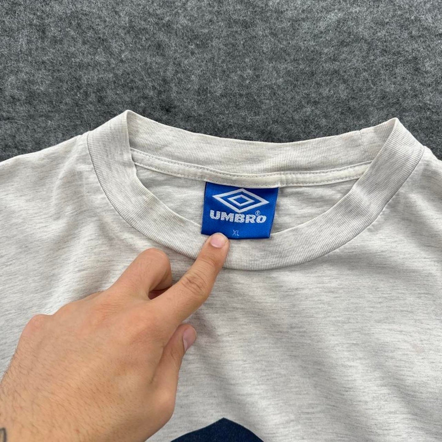 Umbro grey cotton t shirt