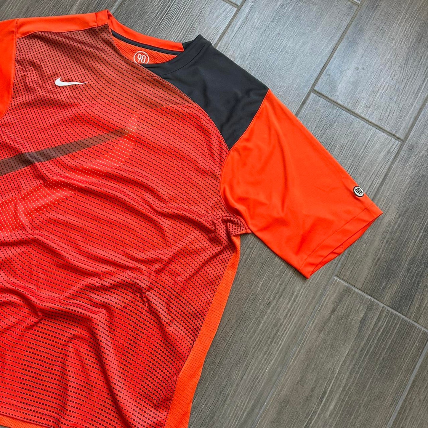 Nike orange dri-fit running shirt