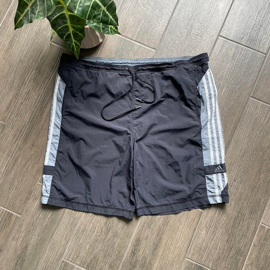 Adidas nylon vintage baggy shorts