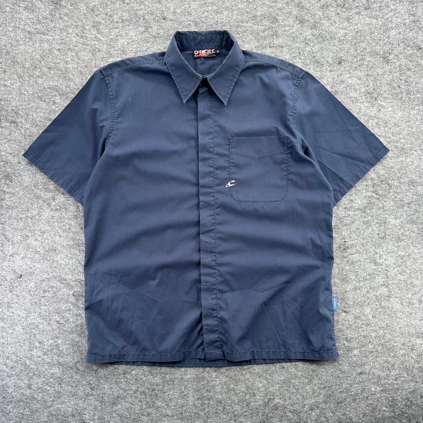 Oneill navy button up shirt