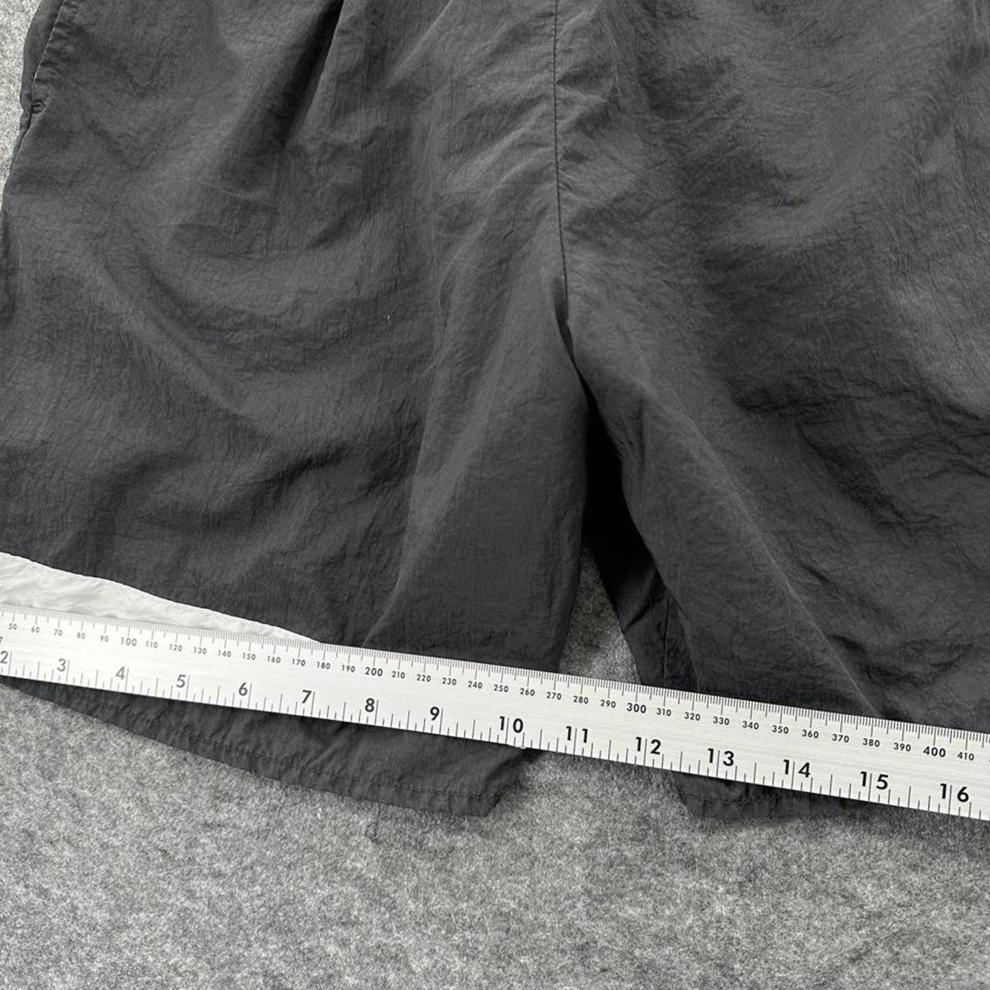 Nike nylon black shorts with