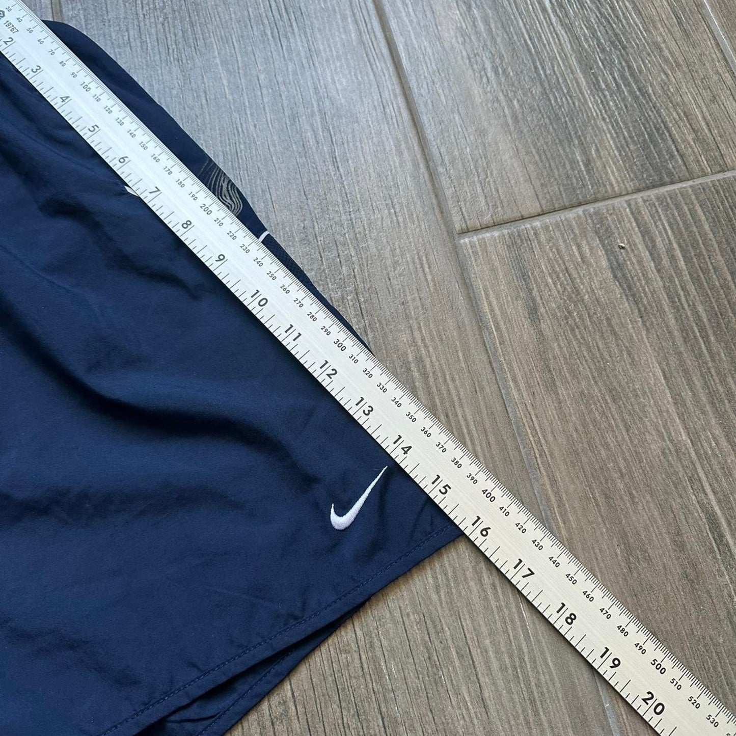 Nike navy blue running shorts