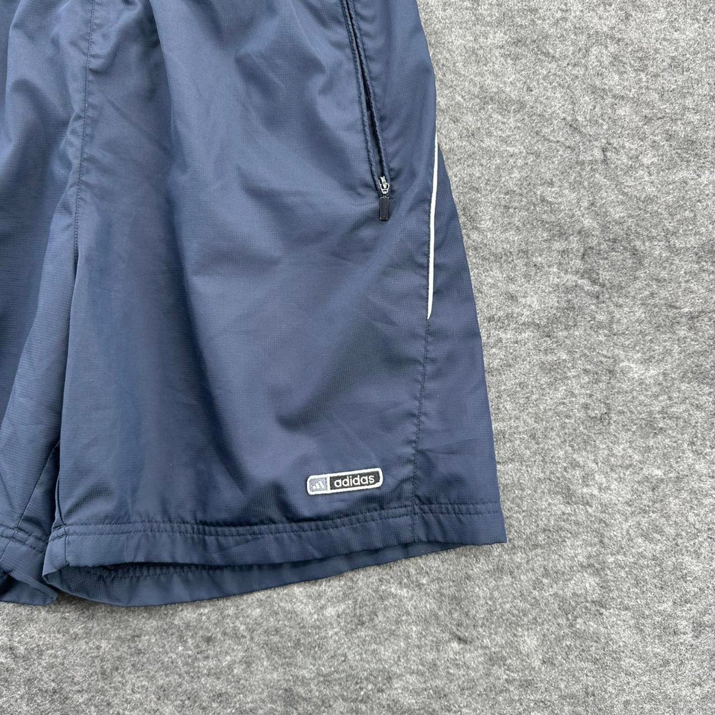 Adidas navy blue shorts with