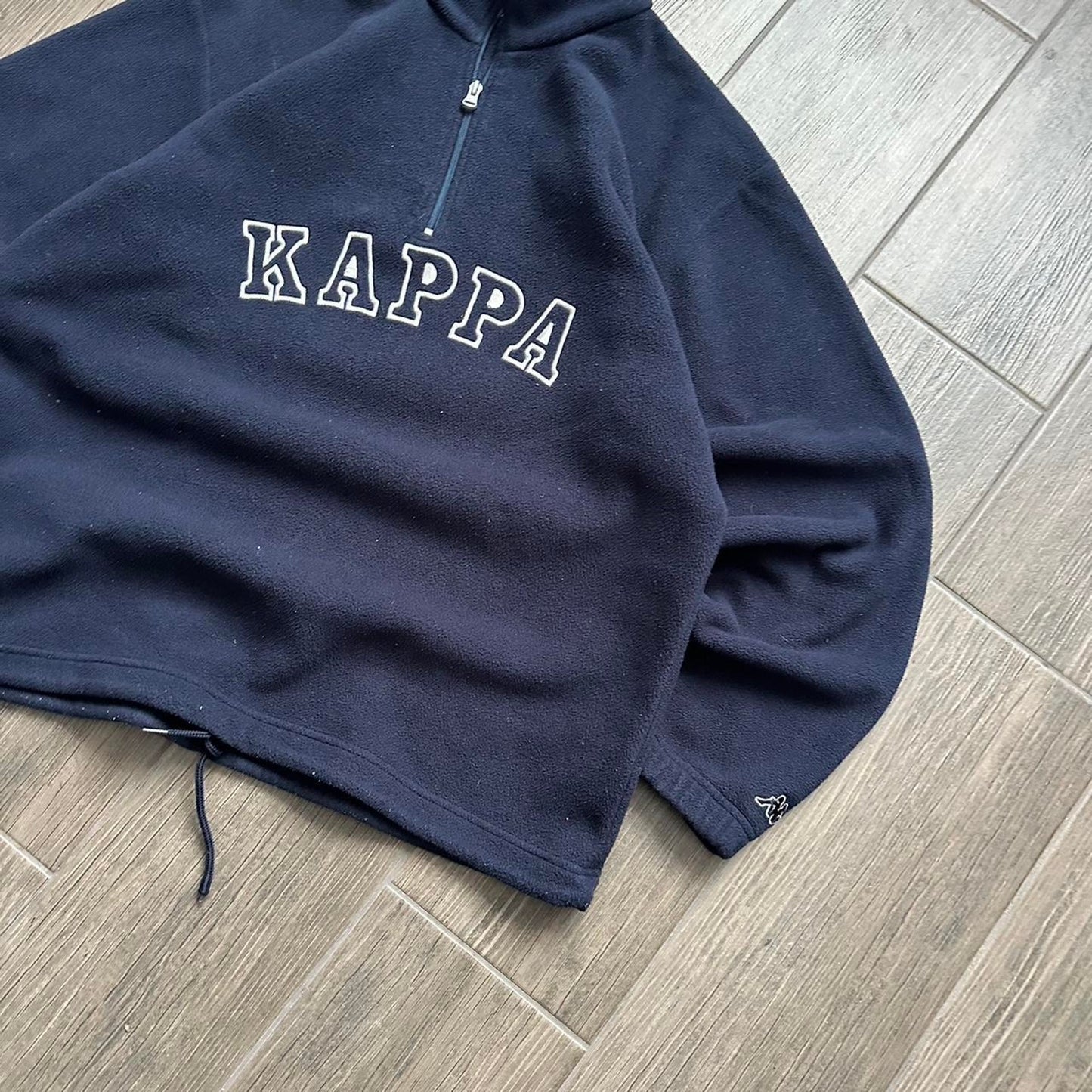 Kappa fleece navy y2k baggy jumper