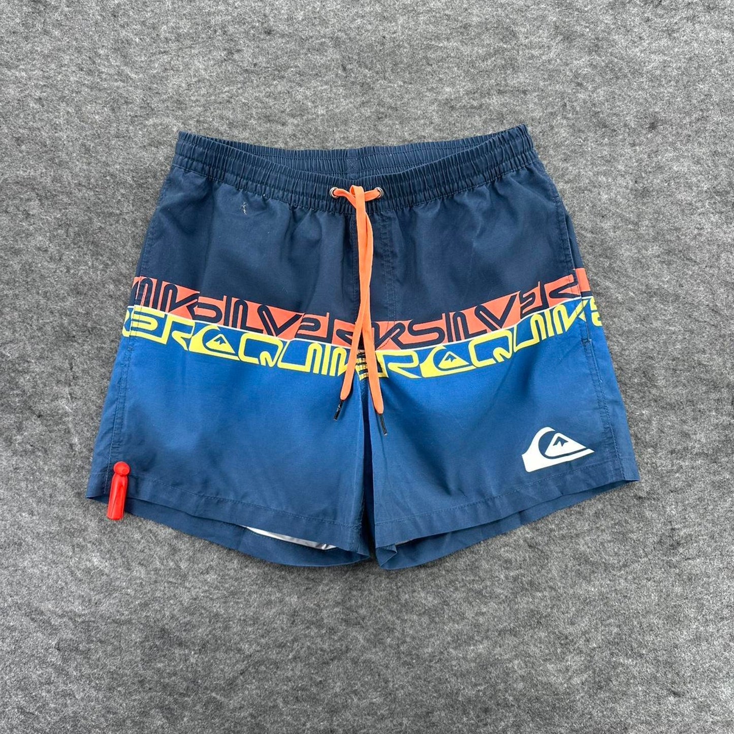 Quiksilver blue swim shorts with