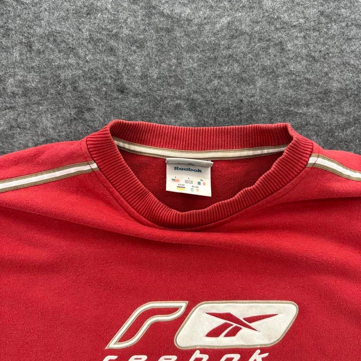 Reebok red crewneck sweatshirt