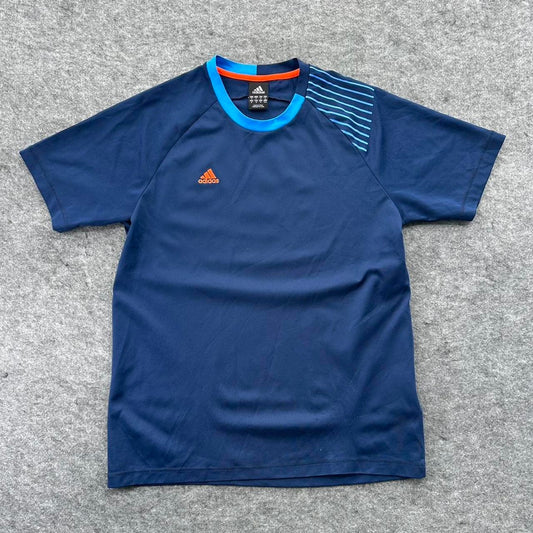 Adidas navy blue t shirt with