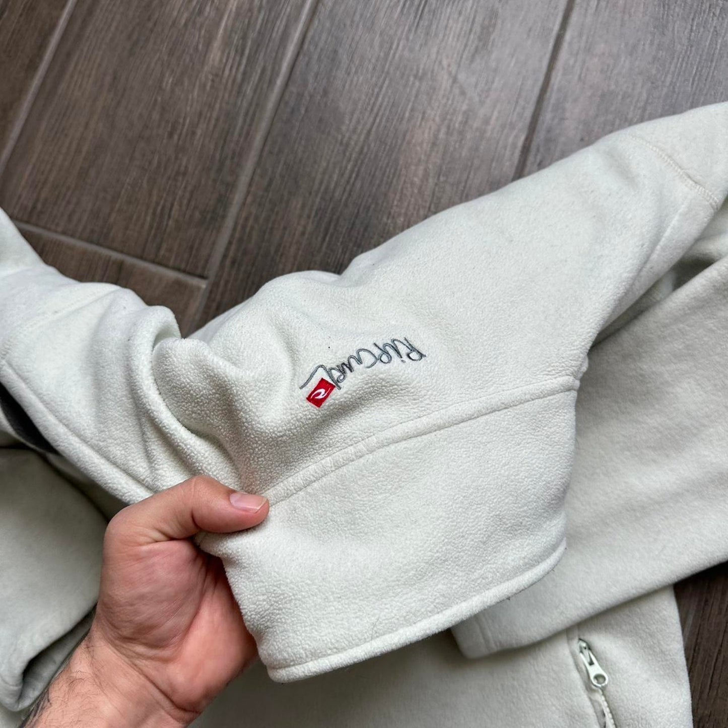 Rip curl cream fleece quarter