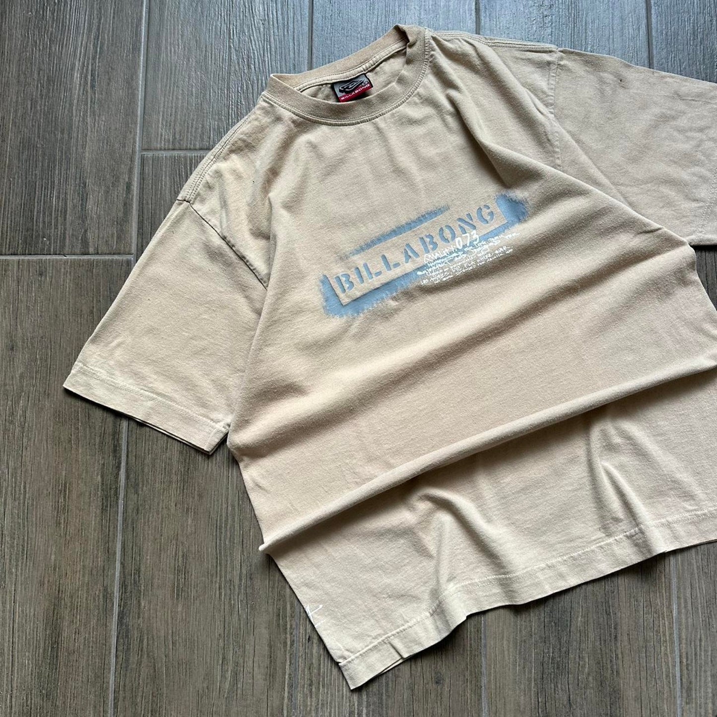 Billabong cream vintage surf tee