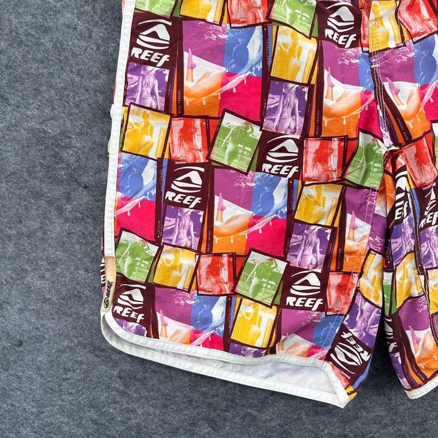 Reef board shorts with multicolored