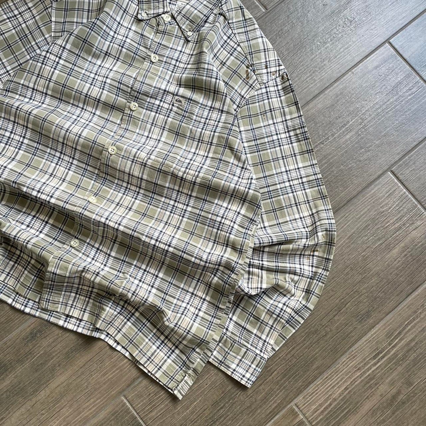 Quiksilver flannel y2k surf shirt